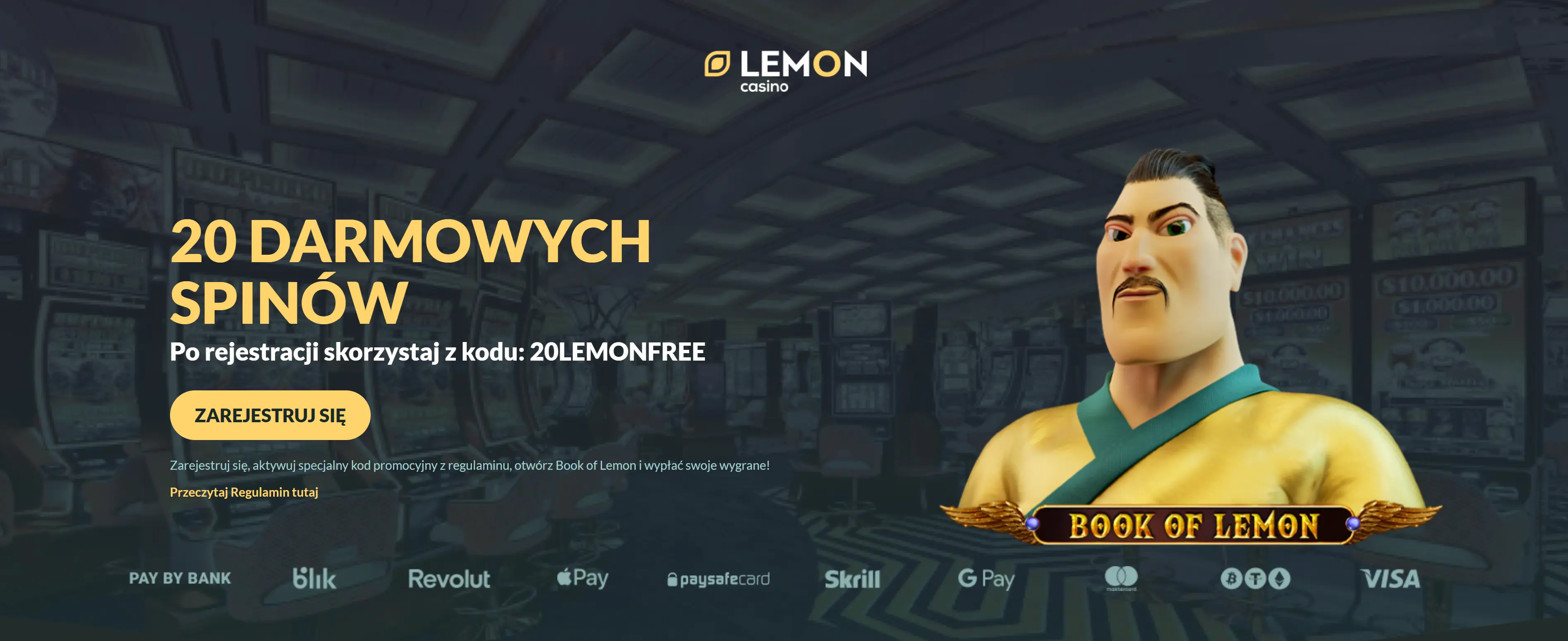 Prezentacja promocji Lemon Casino